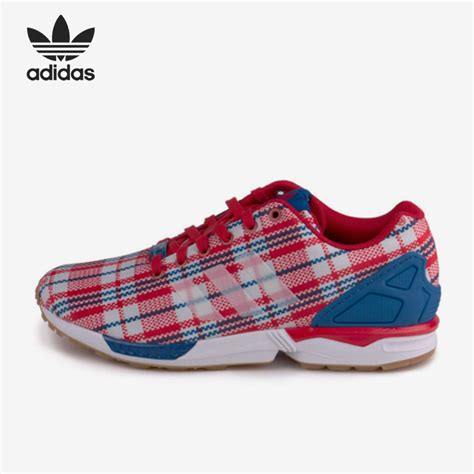 阿迪达斯 ZX Flux 男士 绿色|adidas 三叶草 ZX FLUX 网面透气跑步鞋运动鞋B34518(军绿色 40.5).